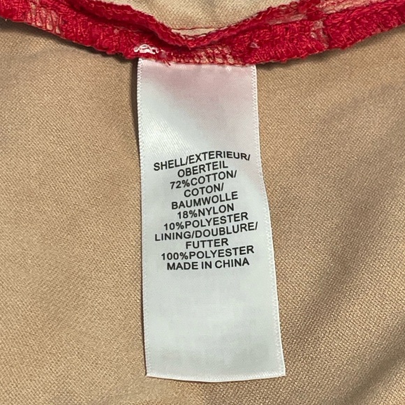 Adrianna Papell Red Lace Sheath Dress NWT - Picture 10 of 11